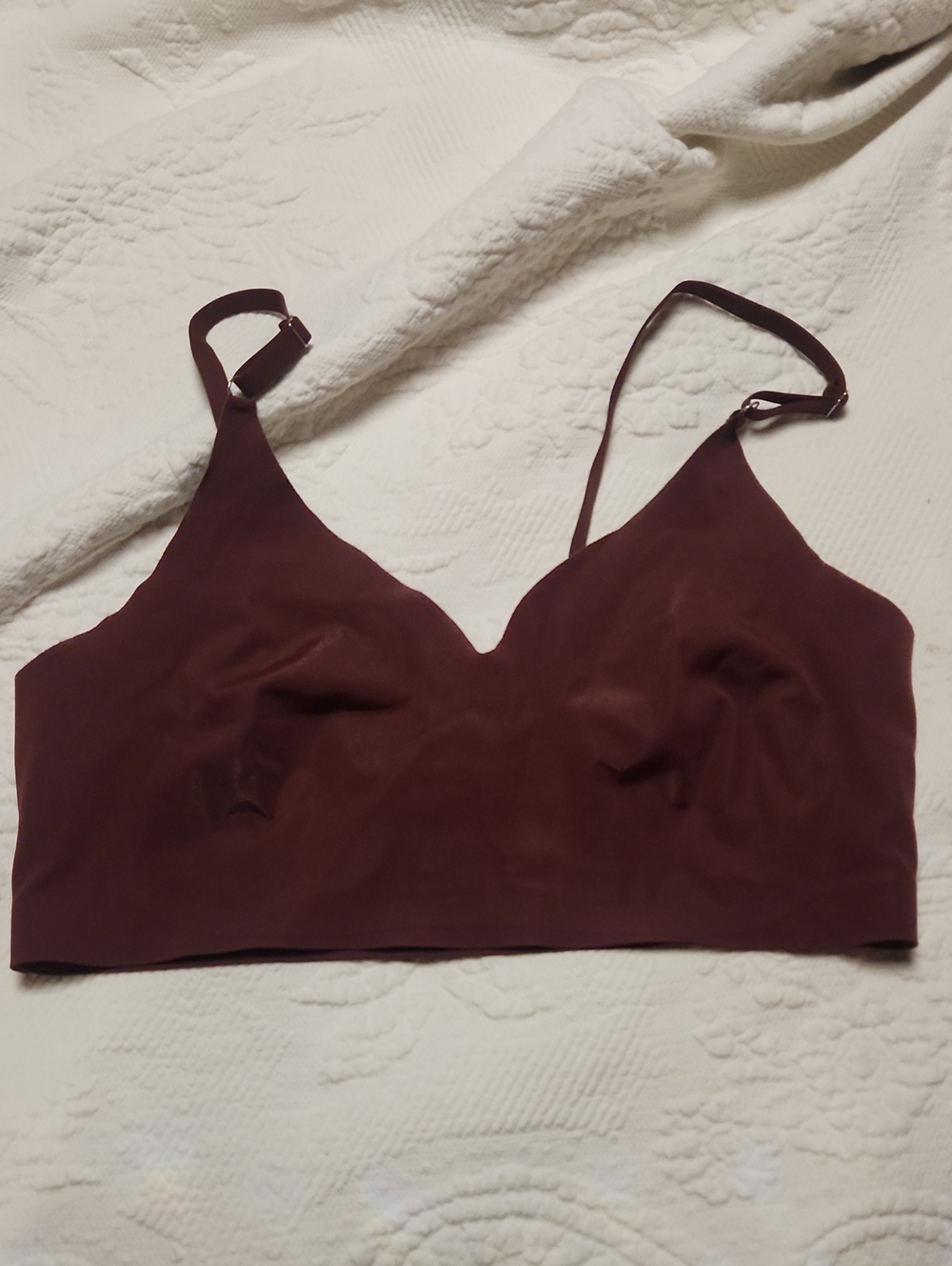 Burgundy Wireless Bralette